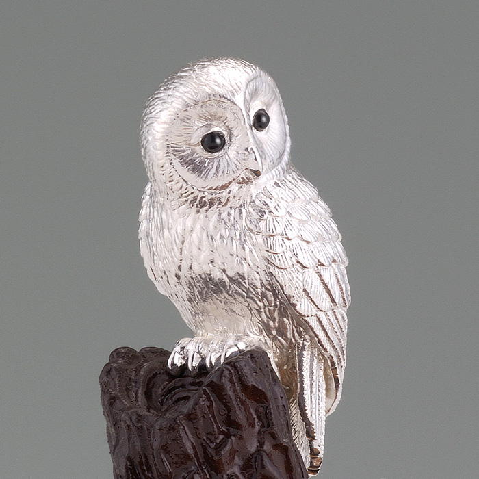 銀製 フクロウ
