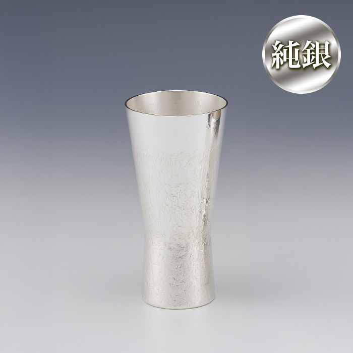 純銀 タンブラー 岩石