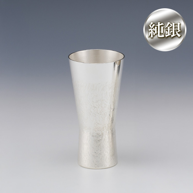 純銀 タンブラー 岩石