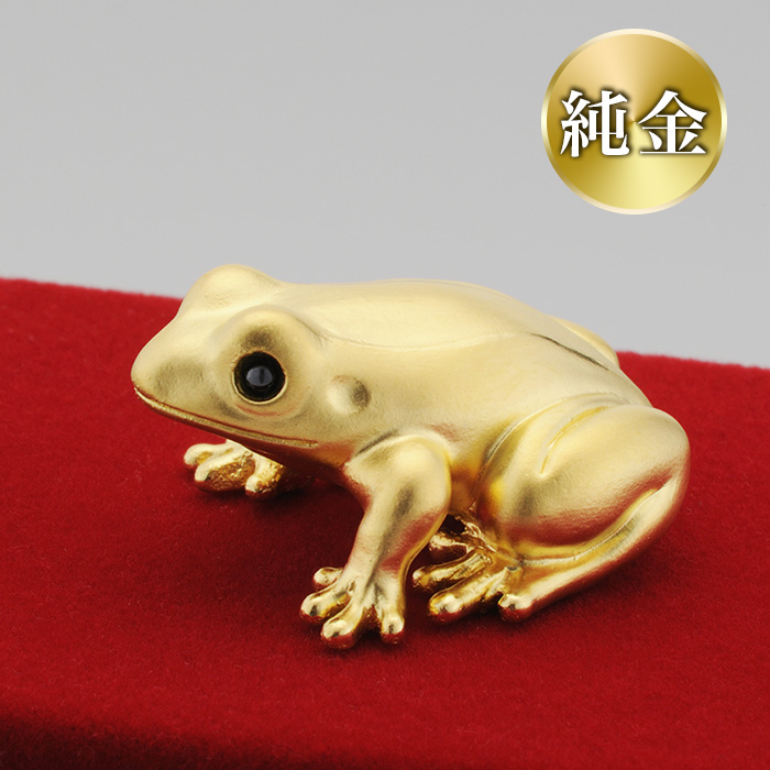 純金 福かえる(小)