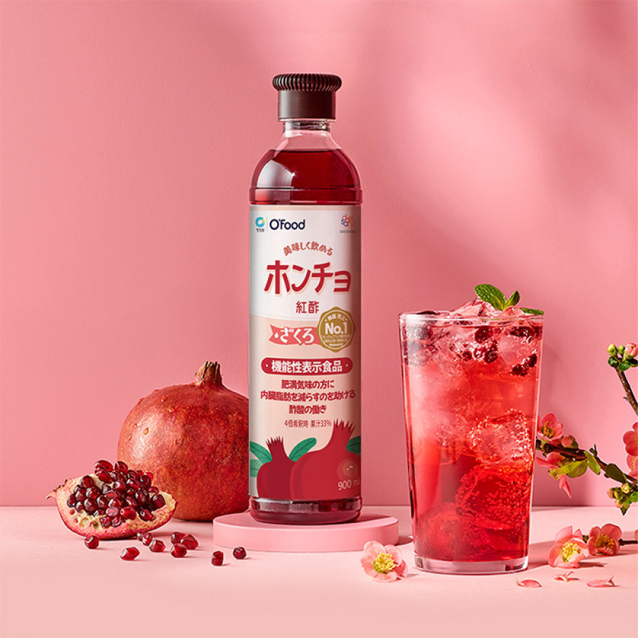 ホンチョ(紅酢)ざくろ 900ml 4本セット