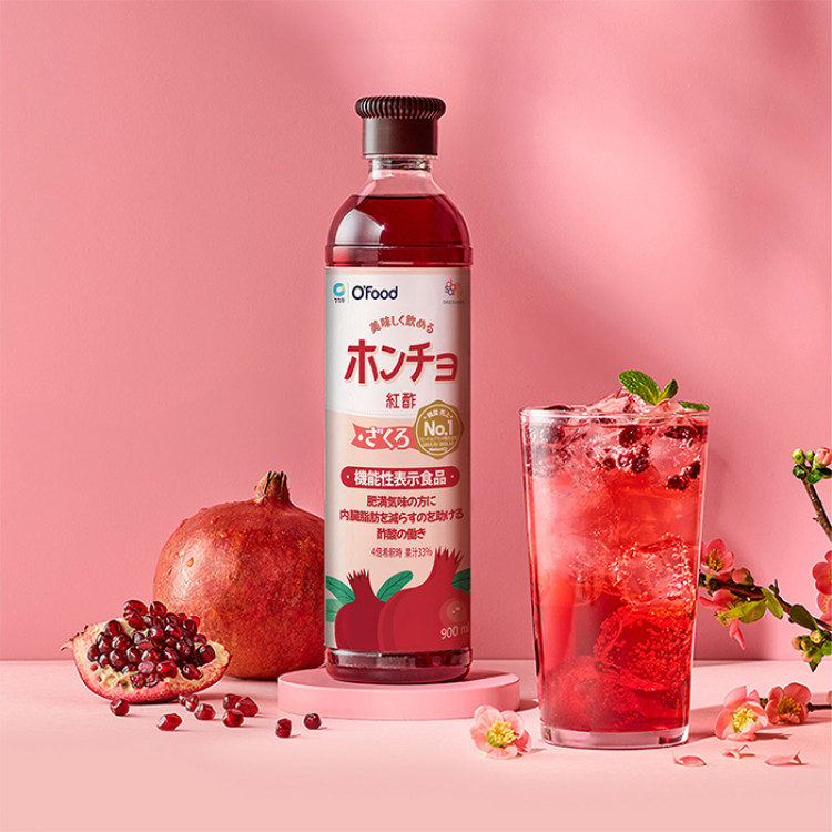 ホンチョ(紅酢)ざくろ 900ml 4本セット