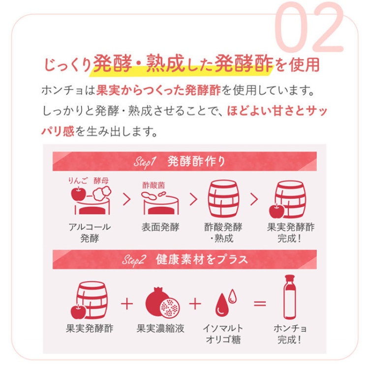 ホンチョ(紅酢)ざくろ 900ml 4本セット