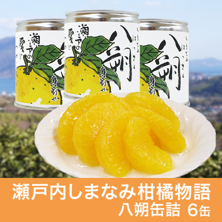 瀬戸内しまなみ柑橘物語 八朔缶詰6缶