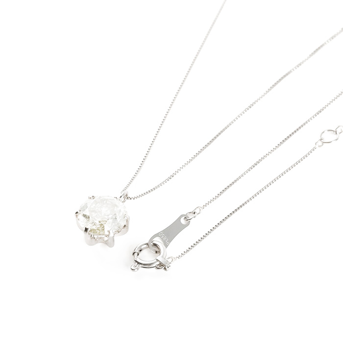 訳あり特価!大粒1.5ctダイヤモンドペンダント