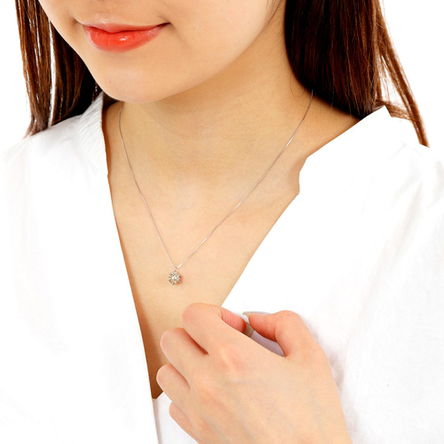 訳あり特価!大粒1.5ctダイヤモンドペンダント