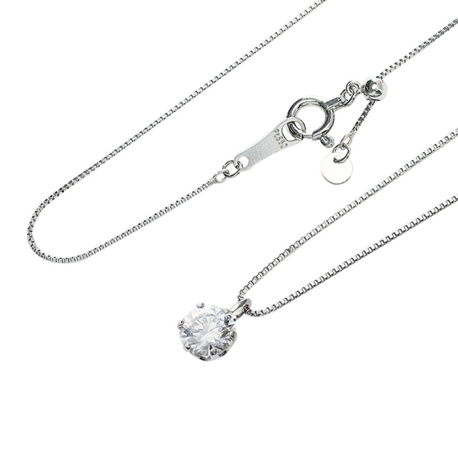 GIA鑑定書付 プラチナ0.3ct 無色透明Dカラーダイヤモンドペンダント