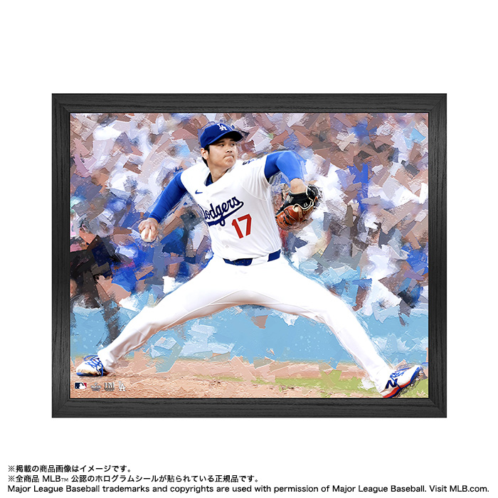 ドジャース 大谷翔平 キャンバスフォトフレーム(投手)