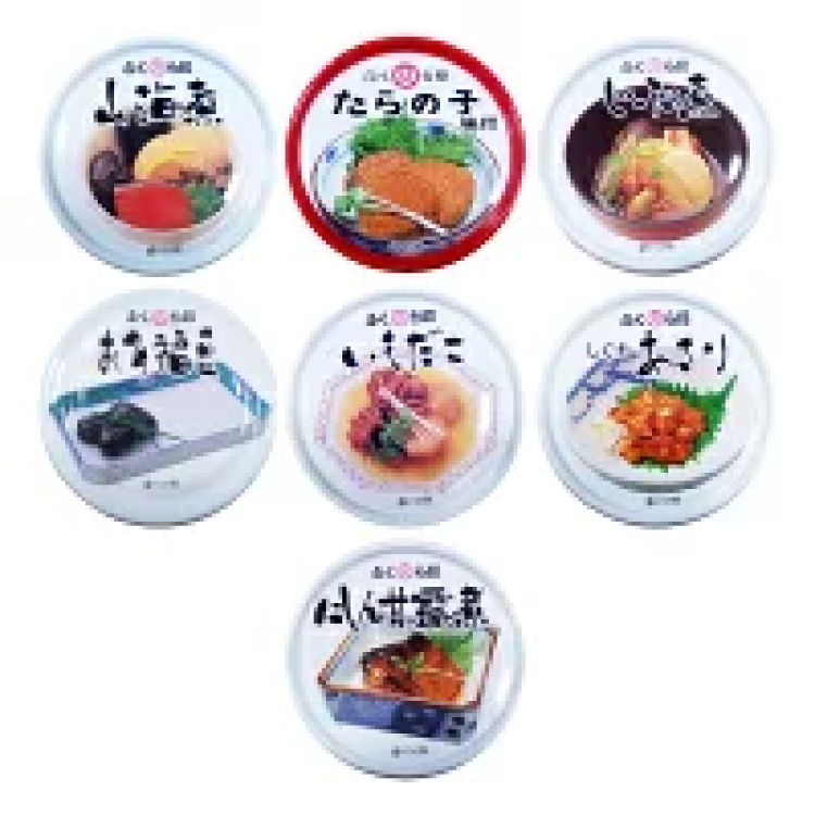 シンヤ 金沢ふくら屋 ふくら印 惣菜缶詰7種類24缶入り 味の匠Bセット