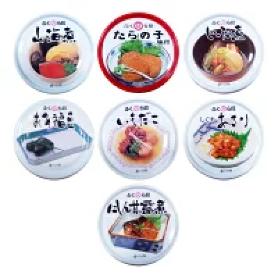 シンヤ 金沢ふくら屋 ふくら印 惣菜缶詰7種類24缶入り 味の匠Bセット