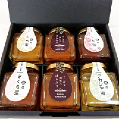 国産蜂蜜物語 (国産はちみつ100g × 6個) ギフトセット