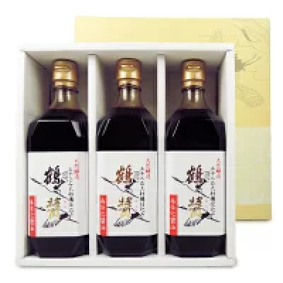 ヤマロク 鶴醤 500ml×3本