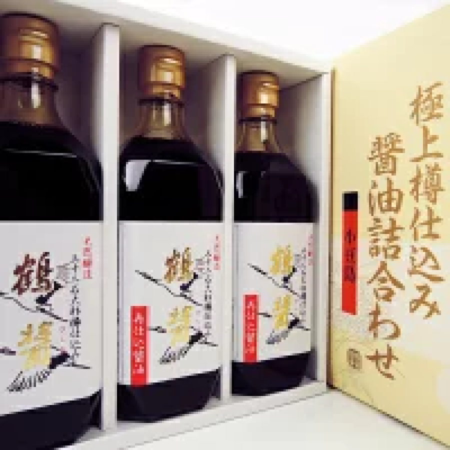 ヤマロク 鶴醤 500ml&times;3本