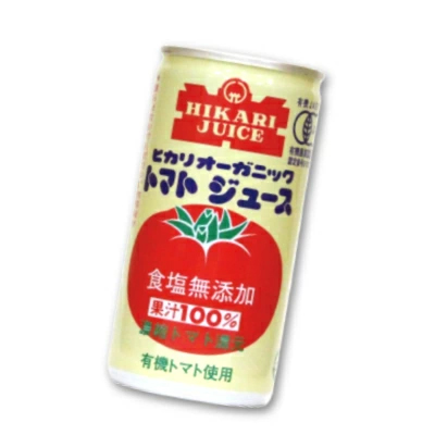 ヒカリ オーガニックトマトジュース 食塩無添加 190g缶 &times; 30本 [光食品 有機JAS]