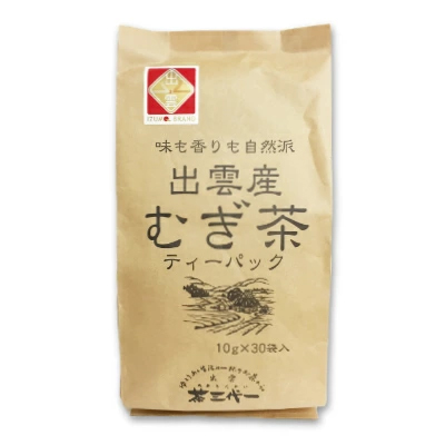 茶三代一 出雲産 麦茶 10g&times;30袋入(ティーバッグ)