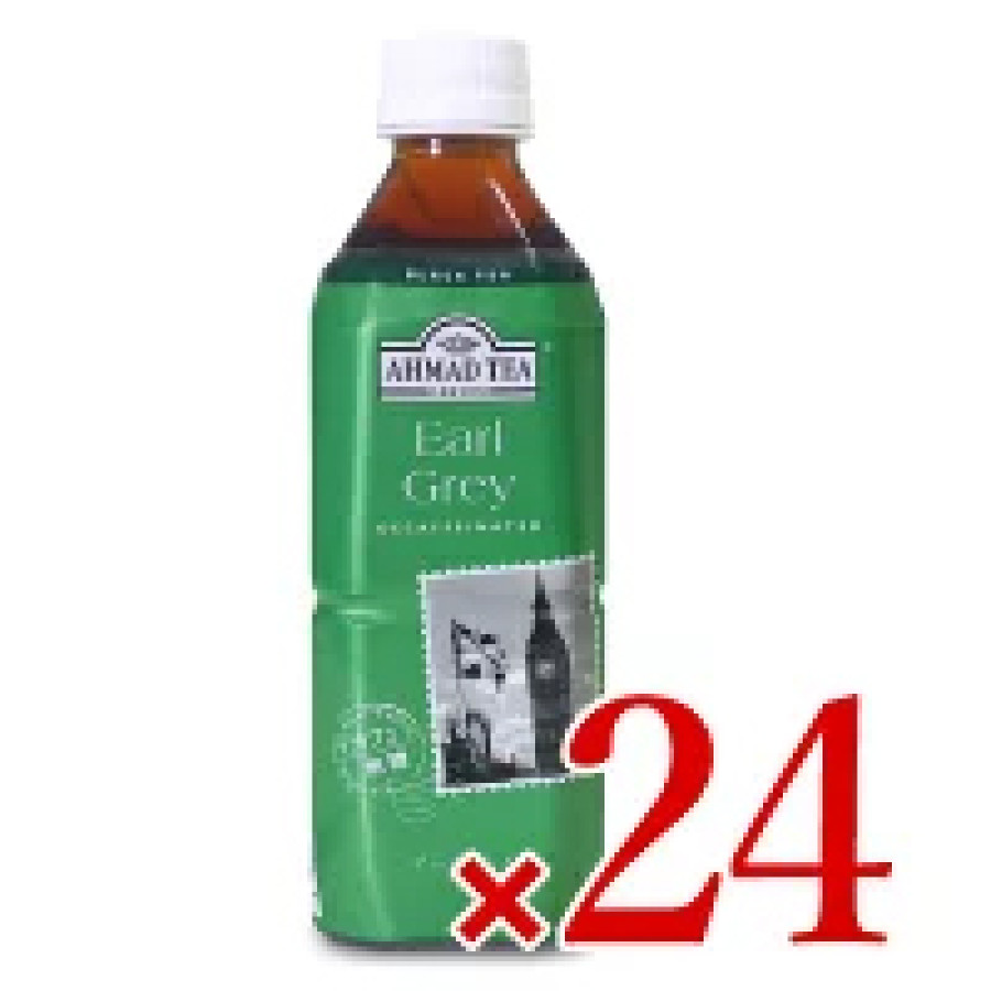 富永貿易 AHMAD アーマッドティー デカフェ アールグレイ ティー 500ml &times; 24本