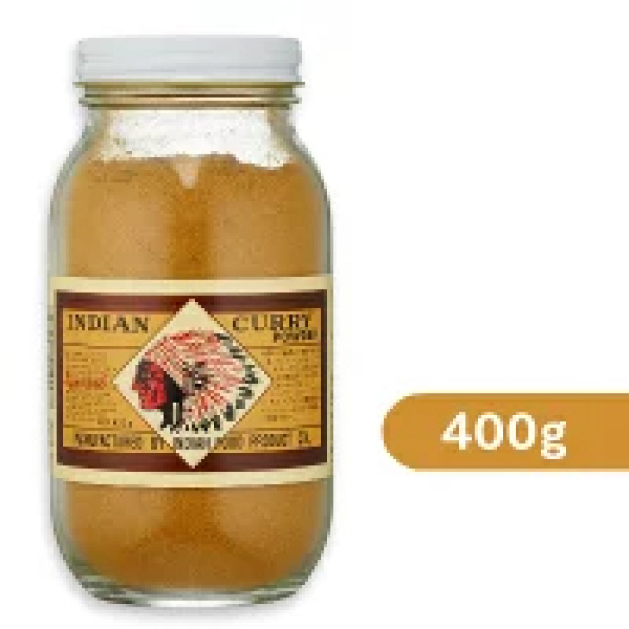 インデアン食品 純カレー粉 瓶 400g [INDIAN CURRY POWDER]
