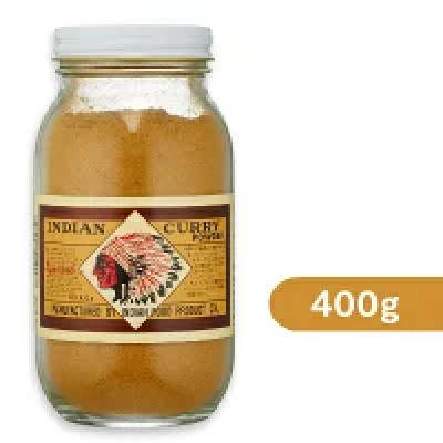 インデアン食品 純カレー粉 瓶 400g [INDIAN CURRY POWDER]