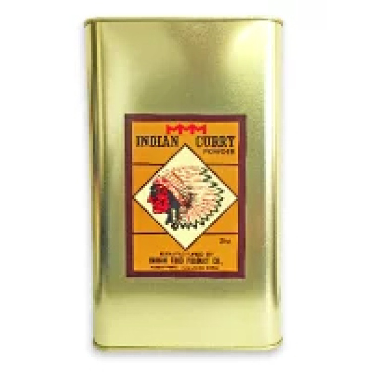 インデアン食品 純カレー粉 缶 2kg (2000g) [INDIAN CURRY POWDER]