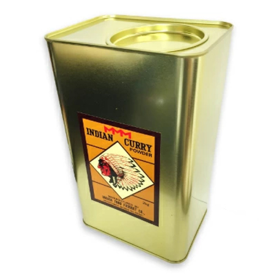インデアン食品 純カレー粉 缶 2kg (2000g) [INDIAN CURRY POWDER]