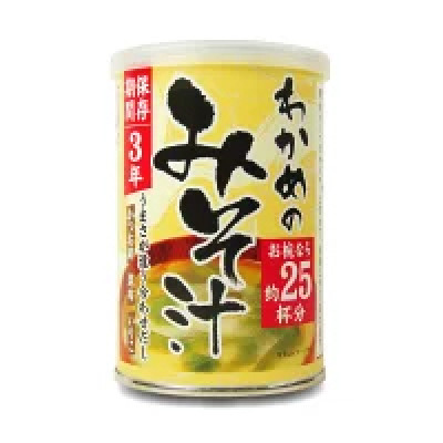 かねさ 備蓄 顆粒みそ汁 わかめ 約25杯分 189g インスタント みそ汁