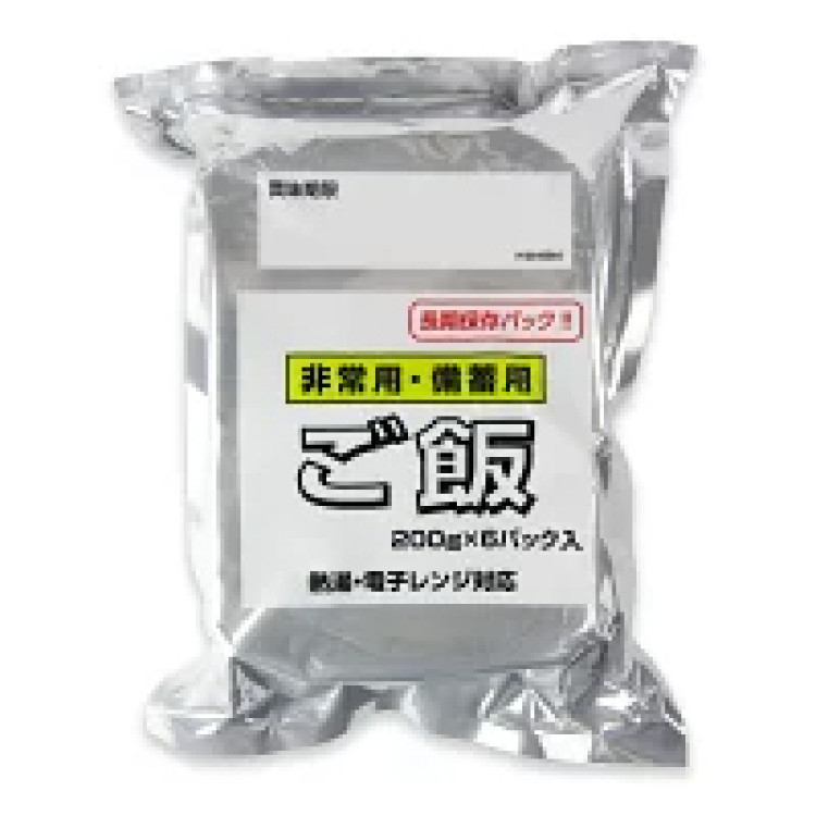 越後製菓 非常用・備蓄用ご飯 200g&times;6