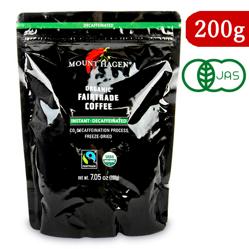 マウントハーゲン オーガニック フェアトレード カフェインレス インスタントコーヒー 詰め替え用