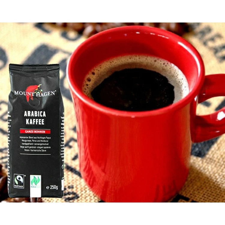 マウントハーゲン オーガニック フェアトレード ロースト コーヒー ビーンズ 250g