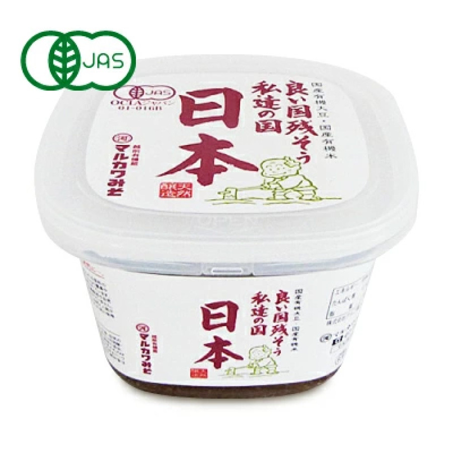 マルカワみそ 有機みそ 日本 600g