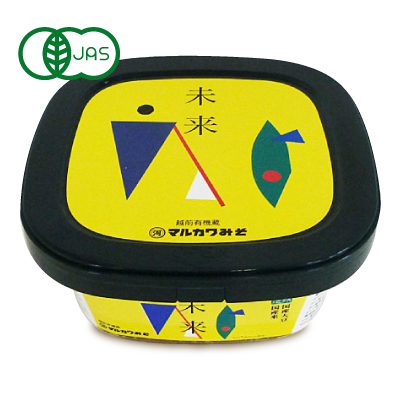 マルカワみそ 自然栽培みそ 未来 有機JAS認証 400g