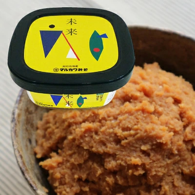 マルカワみそ 自然栽培みそ 未来 有機JAS認証 400g