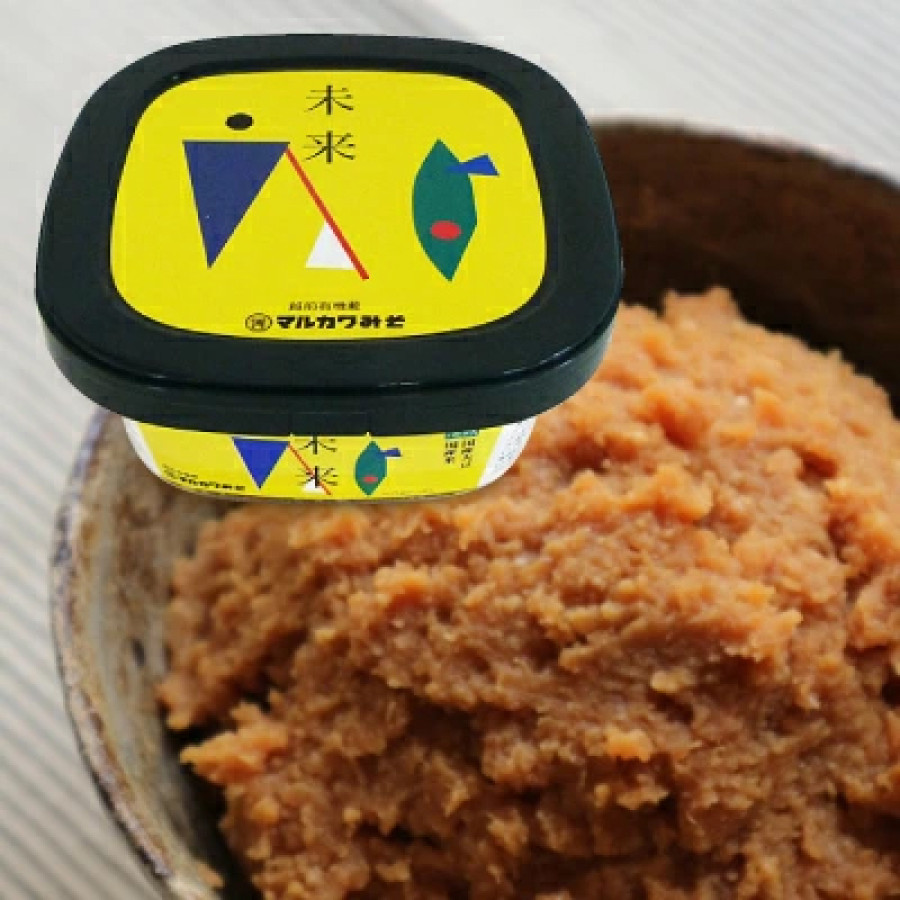 マルカワみそ 自然栽培みそ 未来 有機JAS認証 400g