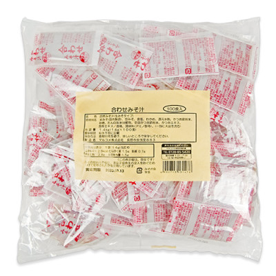 マルコメ 業務用生みそ汁合わせ 100食 即席味噌汁