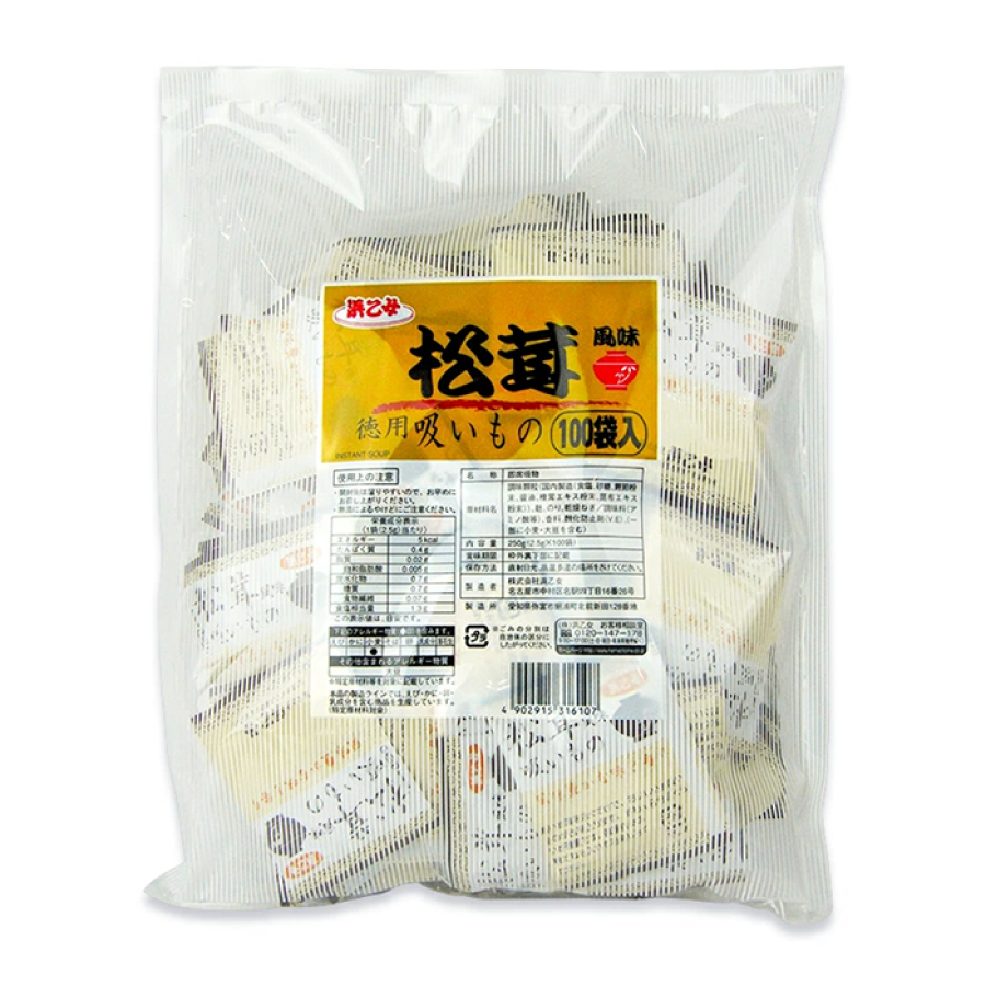 浜乙女 徳用松茸吸物 100袋