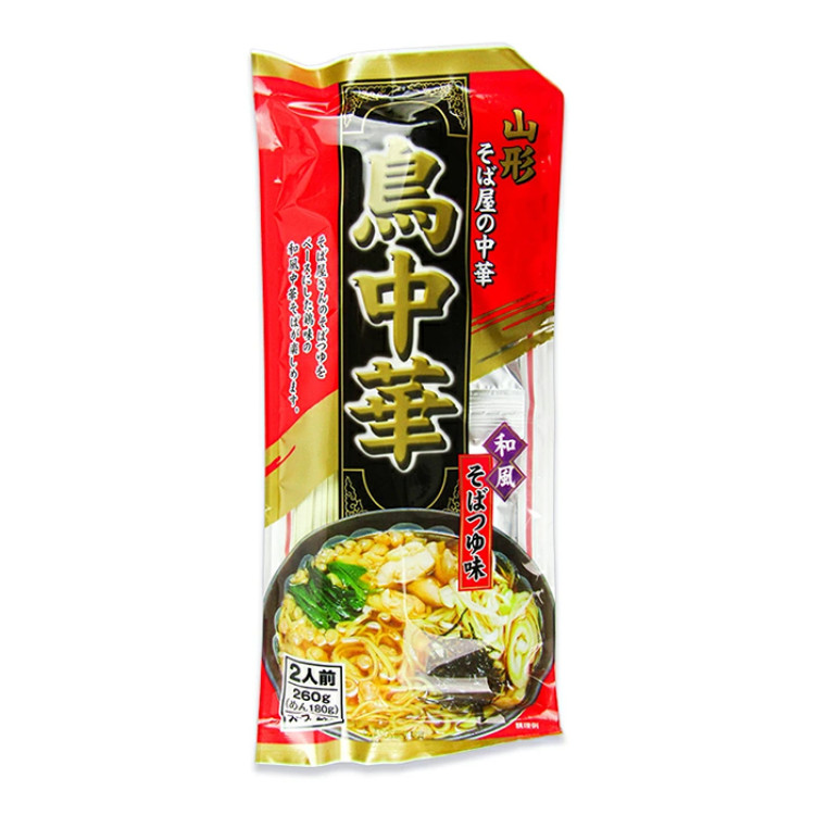 みうら食品 鳥中華 しょうゆ味 スープ付 2人前 らーめん