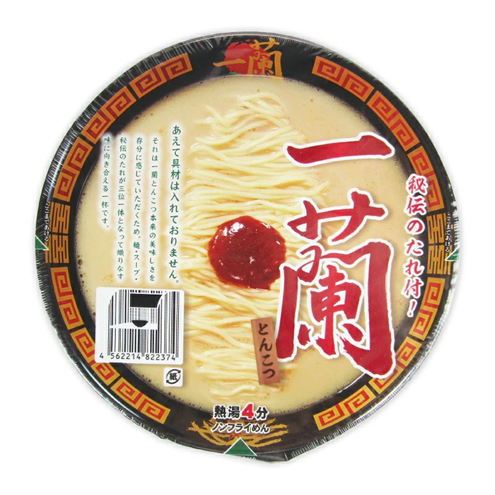 一蘭 とんこつ 138g(カップ)