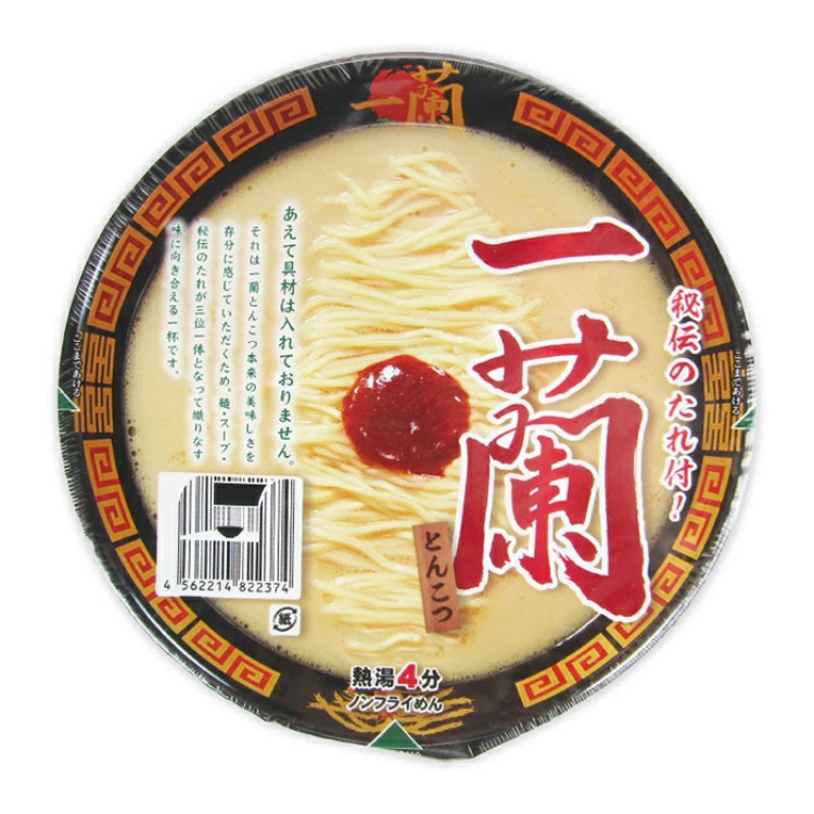 一蘭 とんこつ 138g(カップ)