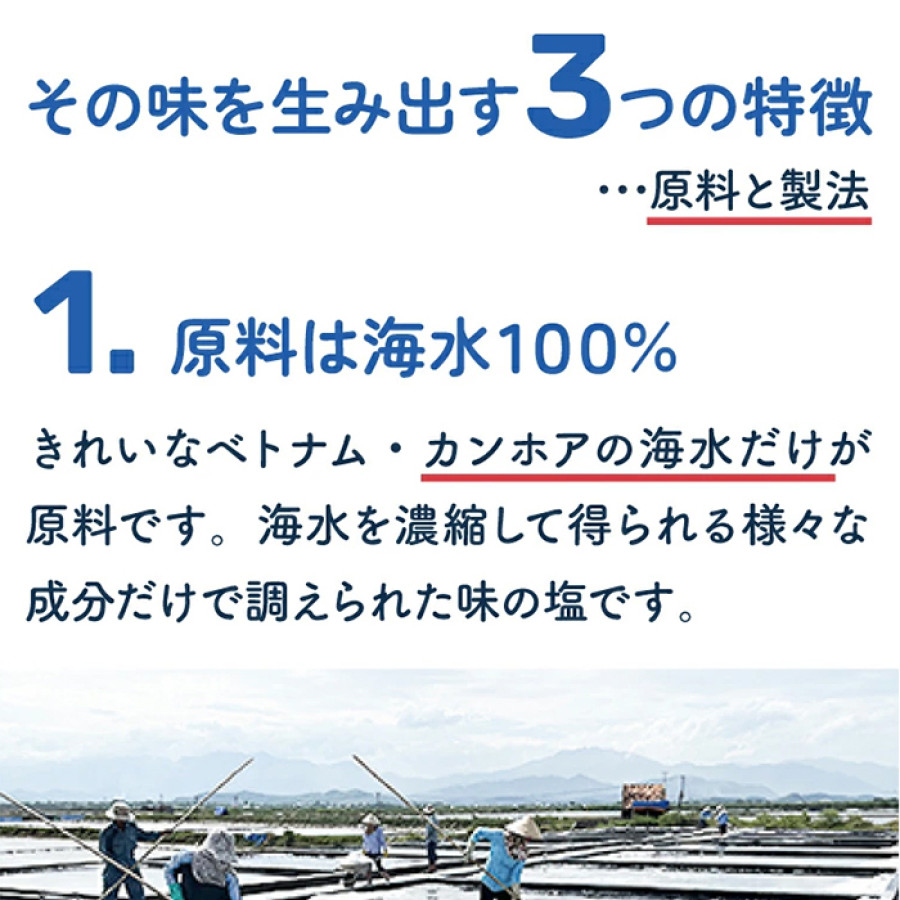 カンホアの塩 石臼挽き 20kg [業務用]