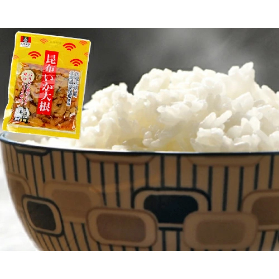 会津天宝醸造 天宝 昆布いか大根 120g 醤油漬け