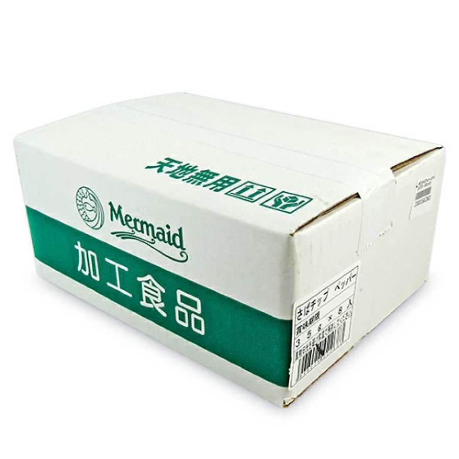 阿部長商店 おつまみ さばチップ ブラックペッパー 35g&times;8個 ケース販売