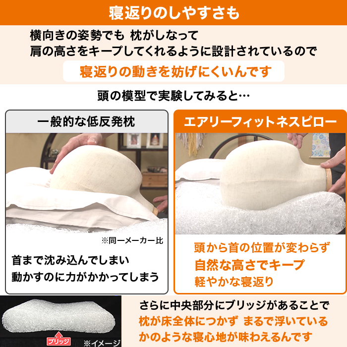 ラクネス エアリーフィットネスピロー プレミアムカバー付