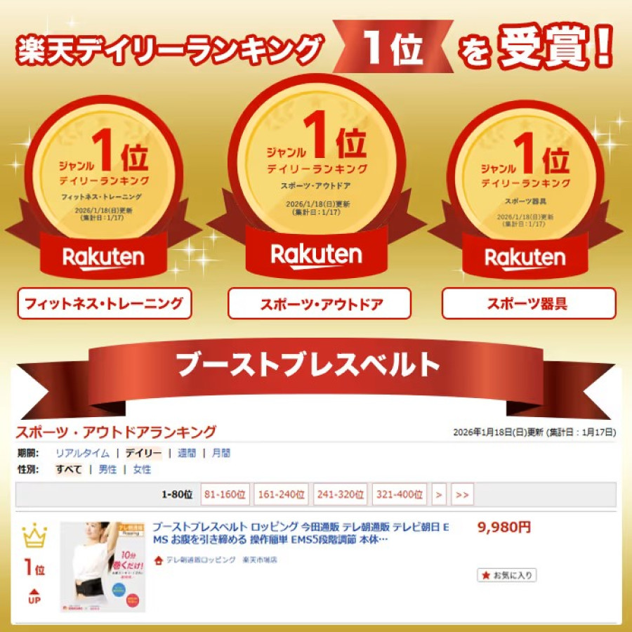 ブーストブレスベルト