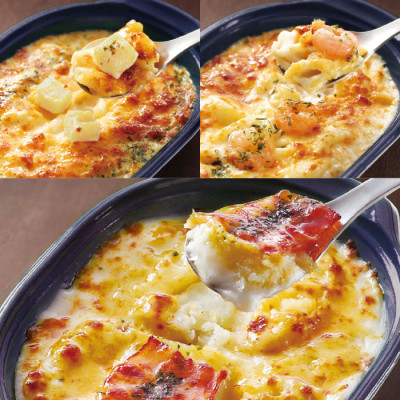 レンジで簡単!グラタン3種 12パックセット