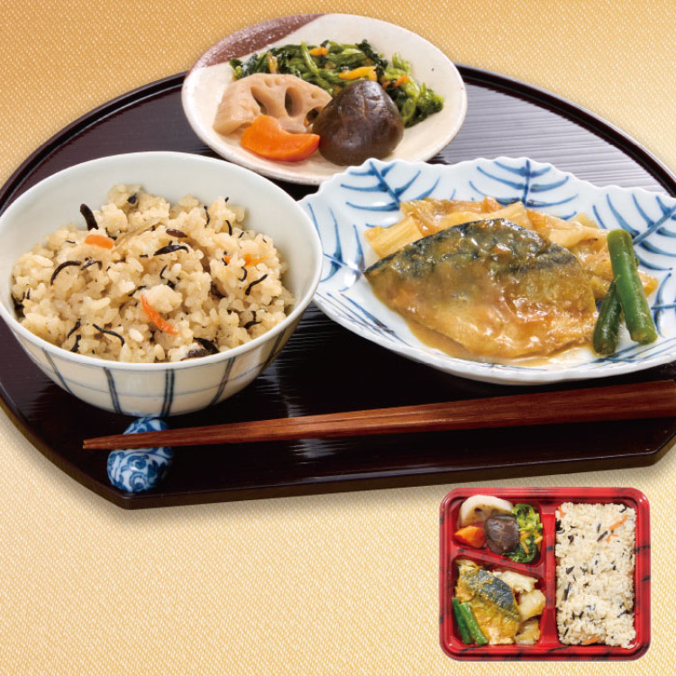 冷凍弁当 ひじきごはん＆さばの味噌煮 6食セット