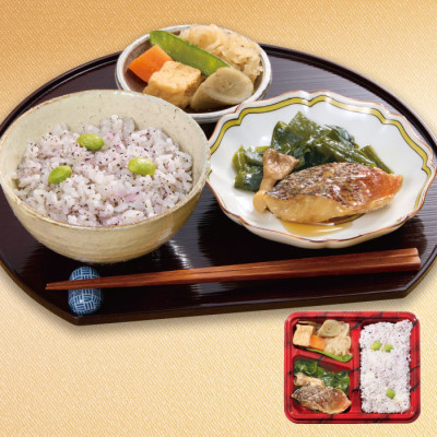 冷凍弁当 しそごはん＆メバルのおろし生姜あん 6食セット