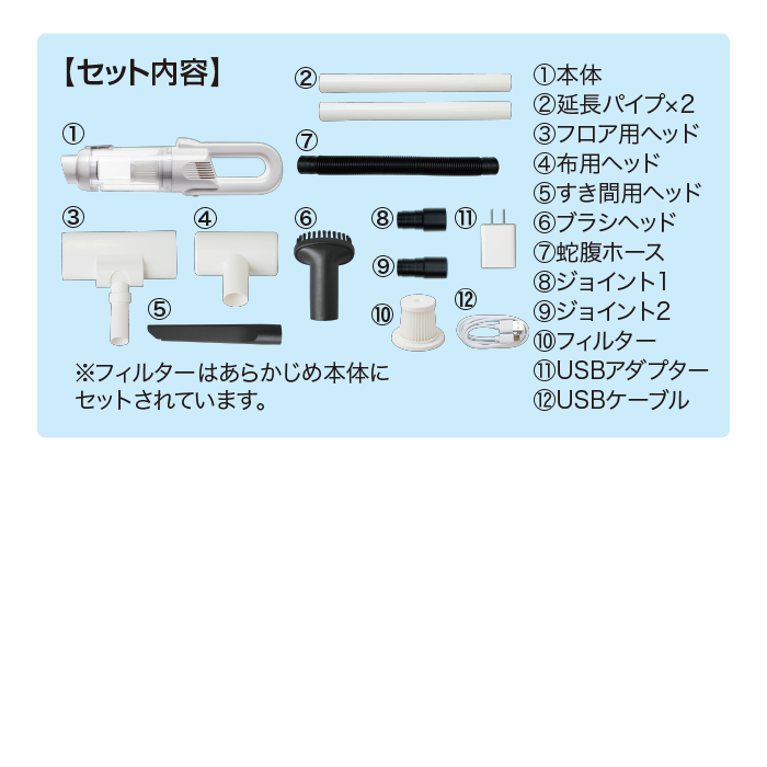 充電式 軽量スマートクリーナー