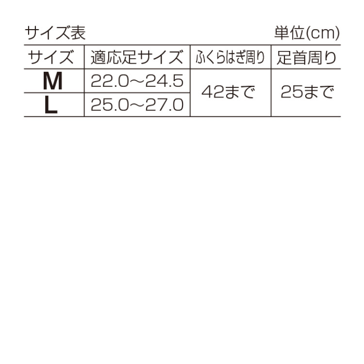 歩きの達人 あし軽サポーター2足組(同色・同サイズ)