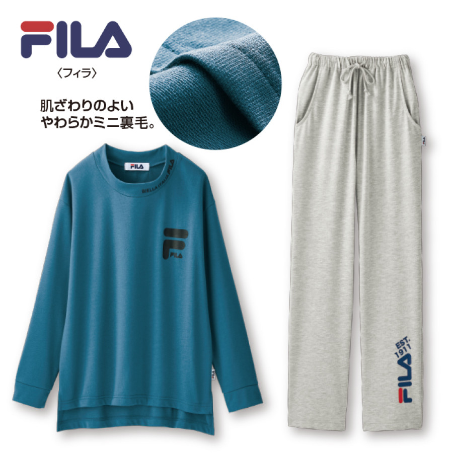 ＜FILA＞家でゆったりリラックスパジャマ上下セット