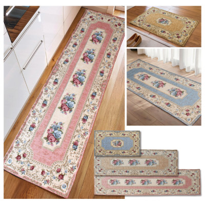 イタリア製ジャカード織マット＜ルビーノ＞ 65x240cm