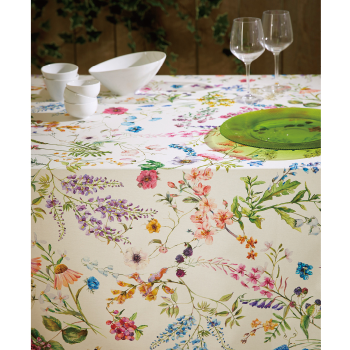 スペイン製テーブルクロス＜フォルトゥナ＞150x250cm